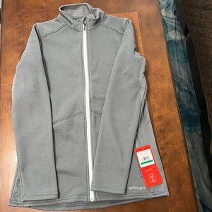SOLD NWT Spyder Active Sports Womens Bandita Full Zip, Image Grey